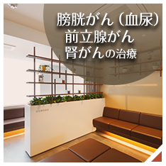 膀胱がん、血尿、前立腺がん、腎がんの治療バナー